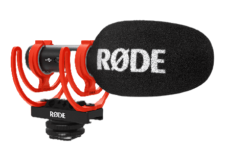 rode videomic go II side three quarter front with foamy 1080x1080 rgb removebg preview