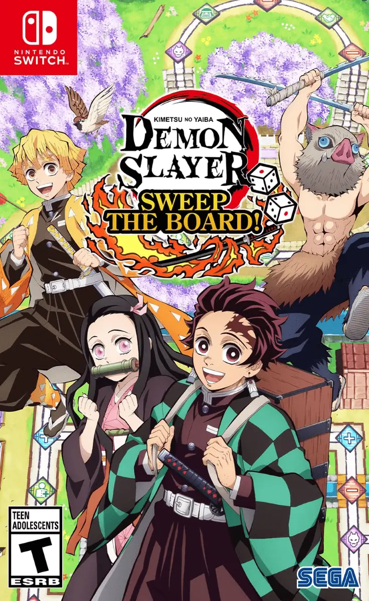 Demon Slayer Kimetsu no Yaiba Sweep the Board Cover