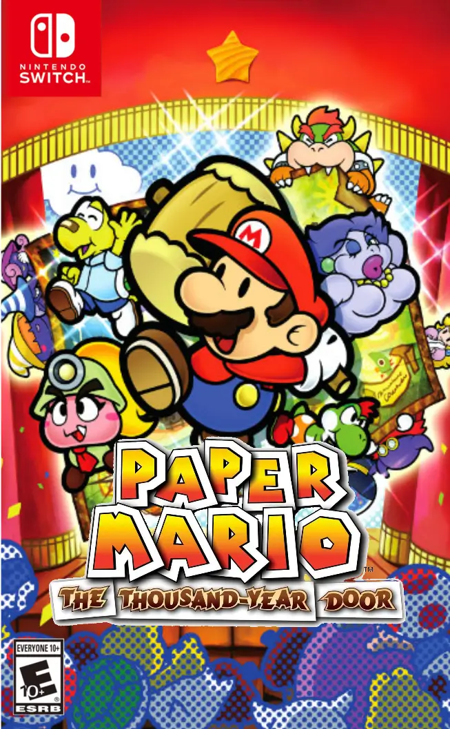 Paper Mario La Puerta Milenaria Cover